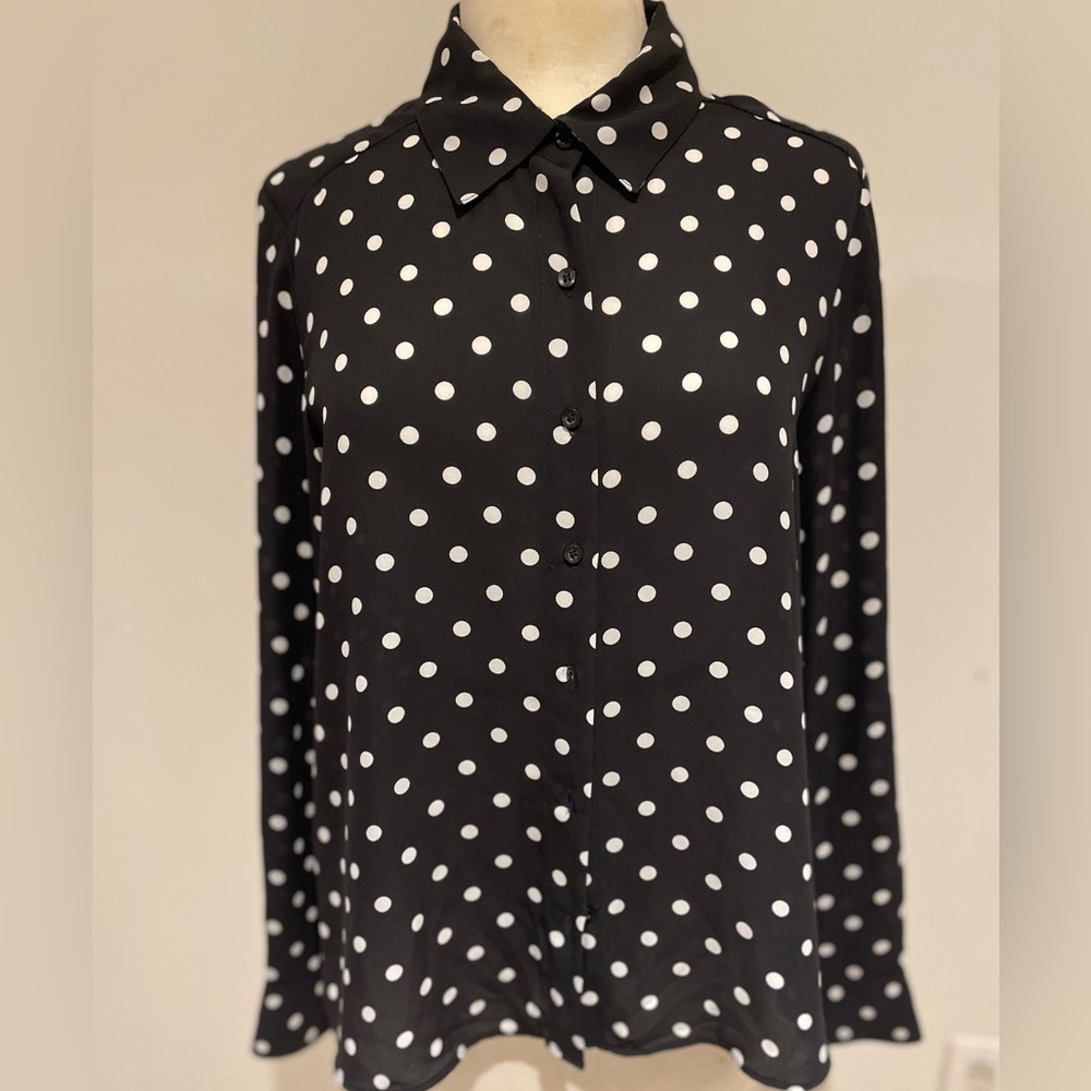 Polka Dot Blouse size M